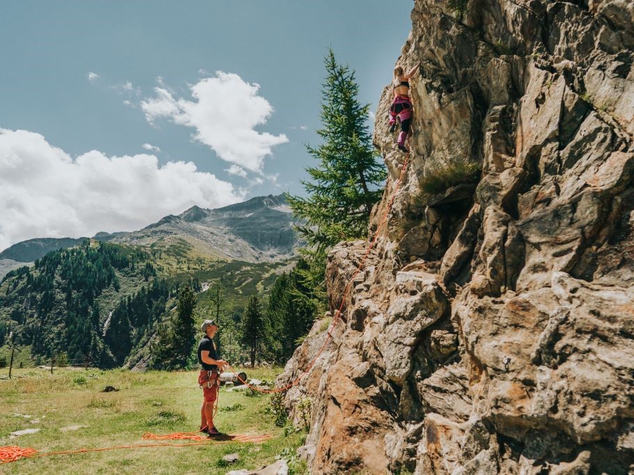 Klettern und Yoga im Maltatal